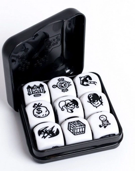  «Настольная игра PlayLab Rory's Story Cubes Кубики Историй Бэтмен (11160)», бренда Playlab - фото №3 - миниатюра