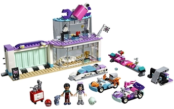  «Конструктор LEGO Friends Майстерня по тюнінгу автомобілів 413 деталей (41351)», бренду LEGO - фото №2 - мініатюра