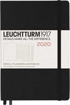  «Еженедельник с заметками Leuchtturm1917 2020 Черный (359878)», бренда Leuchtturm1917 - фото №1 - миниатюра