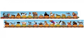 «Пазл напольный Melissa & Doug Поезд алфавит (MD10424)», бренда Melissa & Doug - фото №2 - миниатюра
