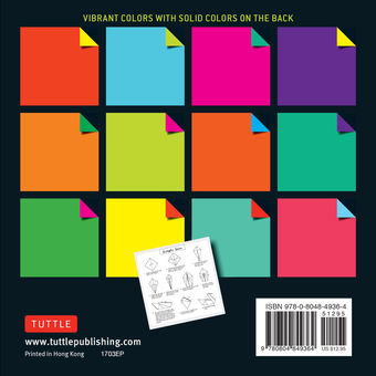 Бумажная книга «Origami Paper. 500 Sheets. Vibrant Colours. 15 cm» - фото №2 - миниатюра