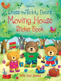 Бумажная книга «Dress the Teddy Bears. Moving House Sticker Book», автор Фелисити Брукс - фото №1 - миниатюра