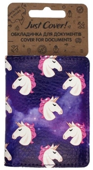 «Обложка для документов Just Cover Единороги в космосе (4823087002752)», бренда Just Cover - фото №1 - миниатюра