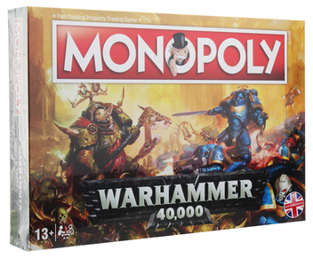 «Настольная игра Hasbro Monopoly Warhammer 40000 (5036905035484)», бренда Hasbro - фото №1 - миниатюра