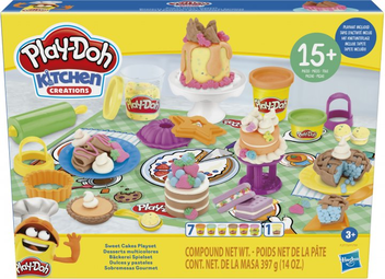  «Набір для творчості з пластиліном Sweet Cakes Playset (F2773)», бренда Hasbro - фото №1 - миниатюра