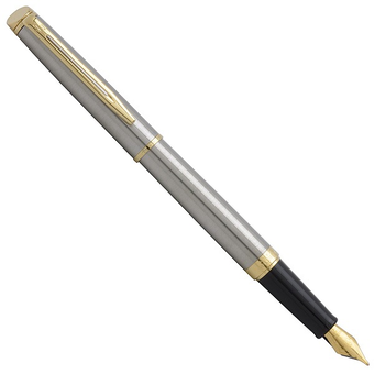 «Чорнильна ручка Waterman Stainless Steel GT (12 010)», бренду Waterman - фото №1 - мініатюра