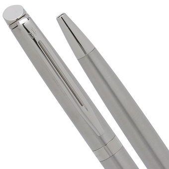  «Шариковая ручка Waterman Hemisphere Stainless Steel CT (22 004)», бренда Waterman - фото №2 - миниатюра