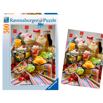  «Пазл Ravensburger Просто десерты 500 элементов (14114)», бренда Ravensburger - фото №3 - миниатюра
