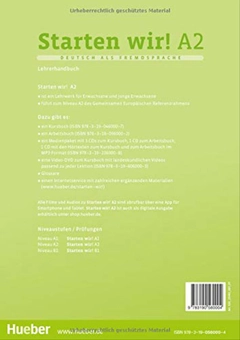 Бумажная книга «Starten wir! A2: Deutsch als Fremdsprache/Lehrerhandbuch», автор Синем Шейрер - фото №2 - миниатюра