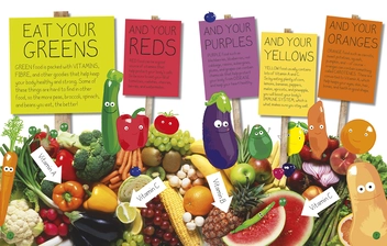 Паперова книга «Eat Your Greens Reds Yellows and Purples» - фото №4 - мініатюра