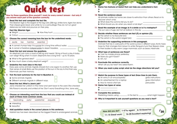 Паперова книга «Letts Wild About English: Reading Comprehension Age 9-11» - фото №4 - мініатюра