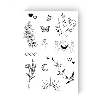 «Тимчасове тату Tattooshka Популярні хіти (LB-116)», бренда Tattooshka - фото №2 - миниатюра