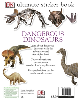 Бумажная книга «Dangerous Dinosaurs», авторов Моника Байлес, Аманда Рейнер - фото №2 - миниатюра