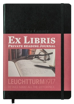 «Записная книжка Leuchtturm1917 ExLibris средняя черная (341744)», бренда Leuchtturm1917 - фото №1 - миниатюра