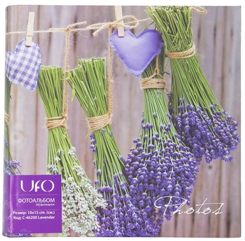 «Фотоальбом UFO 10x15x200 Lavender (6431507)», бренда UFO - фото №1 - миниатюра