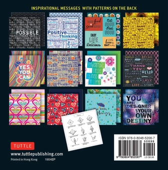Паперова книга «Origami Paper. 200 sheets. Inspirational Messages. 15 cm» - фото №2 - мініатюра