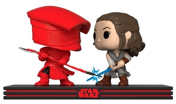  «Коллекционная фигурка Funko POP! Star Wars The Last Jedi Rey & Praetorian Guard (FK32557)», бренда Funko Pop - фото №1 - миниатюра