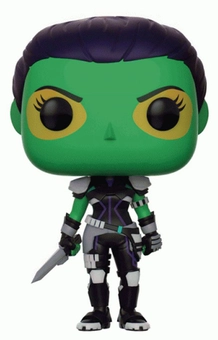  «Коллекционная фигурка Funko POP! Guardians of the Galaxy Гамора (24520)», бренда Funko Pop - фото №1 - миниатюра