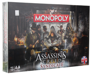  «Настольная игра Hasbro Monopoly Assassins Creed Syndicate (5036905025768)», бренда Hasbro - фото №1 - миниатюра