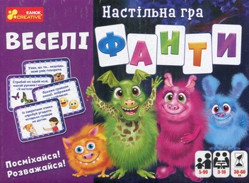  «Настольная игра Ranok-Creative Веселые фанты (12120070У)», бренда Ranok-Creative - фото №1 - миниатюра