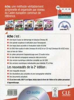 Бумажная книга «Echo A1 - Cahier d'exercices (+ CD audio)», авторов Джеки Жирарде, Жак Пешер - фото №2 - миниатюра