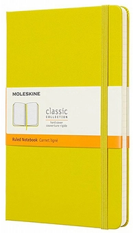 «Блокнот Moleskine Classic средний линия желтый (QP060M18)», бренда Moleskine - фото №1 - миниатюра