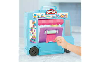  «Набір для творчості Play-Doh з пластиліном Вантажівка з морозивом (5010993860203)», бренду Hasbro - фото №2 - мініатюра