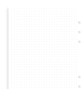  «Комплект бланков Filofax Pocket White Точка (132561)», бренда Filofax - фото №3 - миниатюра