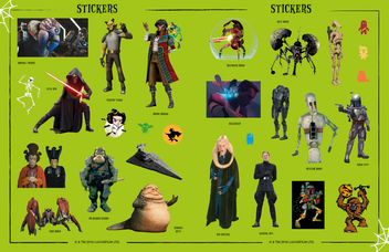 Бумажная книга «Star Wars™ Vile Villains Ultimate Sticker Collection», автор Мэтт Джонс - фото №4 - миниатюра