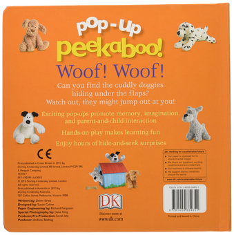 Бумажная книга «Pop-Up Peekaboo! Woof Woof!!» - фото №3 - миниатюра