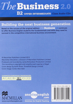 Бумажная книга «The Business 2.0 Upper Intermediate B2 Audio CD», авторов Джереми Тауненд, Джон Эллисон, Пол Эммерсон - фото №2 - миниатюра