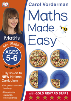 Бумажная книга «Maths Made Easy Ages 5-6 Key Stage 1 Advanced», автор Кэрол Вордерман - фото №1 - миниатюра