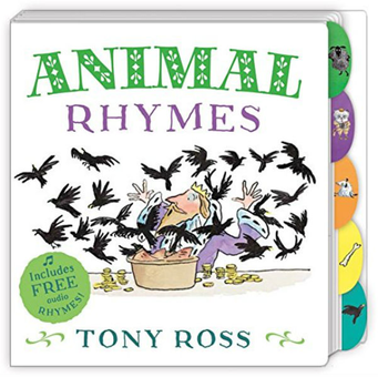 Паперова «My Favourite Nursery Rhymes Board Book: Animal Rhymes», автора Тоні Росс– фото №1