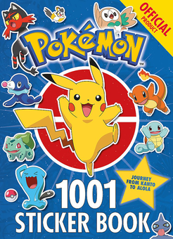 Бумажная книга «The Official Pokemon 1001 Sticker Book» - фото №1 - миниатюра