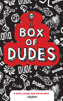 Паперова книга «Box of Dudes Note Cards» - фото №1 - мініатюра