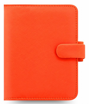  «Органайзер Filofax Saffiano Pocket Bright Orange (17-022593)», бренда Filofax - фото №1 - миниатюра