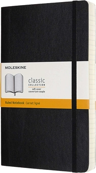  «Блокнот Moleskine Classic Expanded Линейка Черный (QP616EXP)», бренда Moleskine - фото №1 - миниатюра