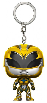 «Брелок Funko POP! Power Rangers Желтый Рейнджер (FK12350)», бренда Funko Pop - фото №1 - миниатюра
