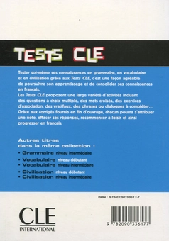 Паперова книга «Tests CLE Grammaire Debutant», автор Джованна Темпеста - фото №2 - мініатюра