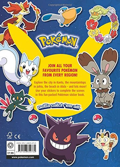 Бумажная книга «The Official Pokemon 1001 Sticker Book» - фото №2 - миниатюра