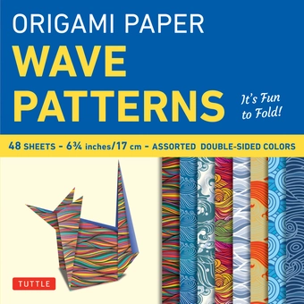Бумажная книга «Origami Paper. Wave Patterns. 48 Sheets» - фото №1 - миниатюра