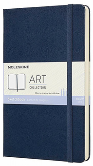  «Блокнот Moleskine Art средний сапфир (ARTQP063B20)», бренда Moleskine - фото №1 - миниатюра