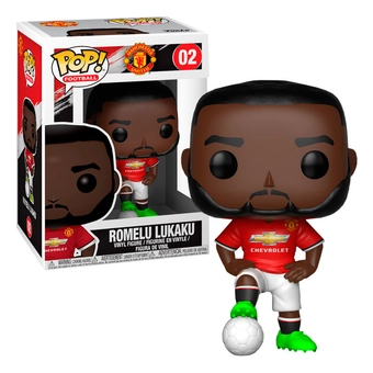 «Коллекционная фигурка Funko Pop! Pop Football Манчестер Юнайтед Ромелу Лукаку (FK29223)», бренда Funko Pop - фото №3 - миниатюра