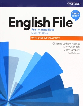 Бумажная книга «English File: Pre-Intermediate: Student's Book with Online Practice», авторов Клайв Оксенден, Кристина Латам-Кениг, Джерри Ламберт - фото №1 - миниатюра