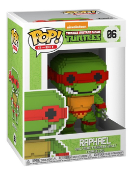 «Коллекционная фигурка Funko Pop! Pop Animation 8-Bit TMNT Рафаель (FK22984)», бренда Funko Pop - фото №3 - миниатюра
