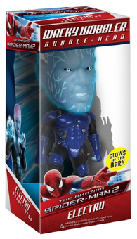 «Коллекционная фигурка Funko Pop! Wacky Wobbler The Amazing Spider-Man 2 Electro (FK3975)», бренда Funko Pop - фото №3 - миниатюра