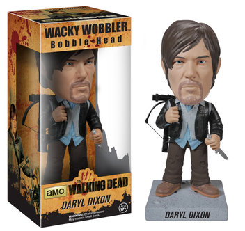 «Коллекционная фигурка Funko Pop! Wacky Wobbler The Walking Dead Biker Daryl (FK4049)», бренда Funko Pop - фото №2 - миниатюра