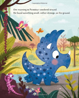 Бумажная книга «Dinosaurs Don't Draw», автор Элли Вуллард - фото №2 - миниатюра