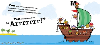 Бумажная книга «Ten Little Pirates», автор Майк Браунлоу - фото №2 - миниатюра