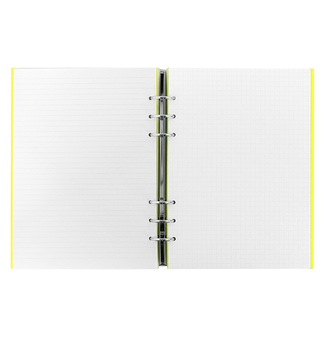  «Органайзер Filofax Clipbook A5 Saffiano Fluoro Yellow (145009)», бренда Filofax - фото №3 - миниатюра